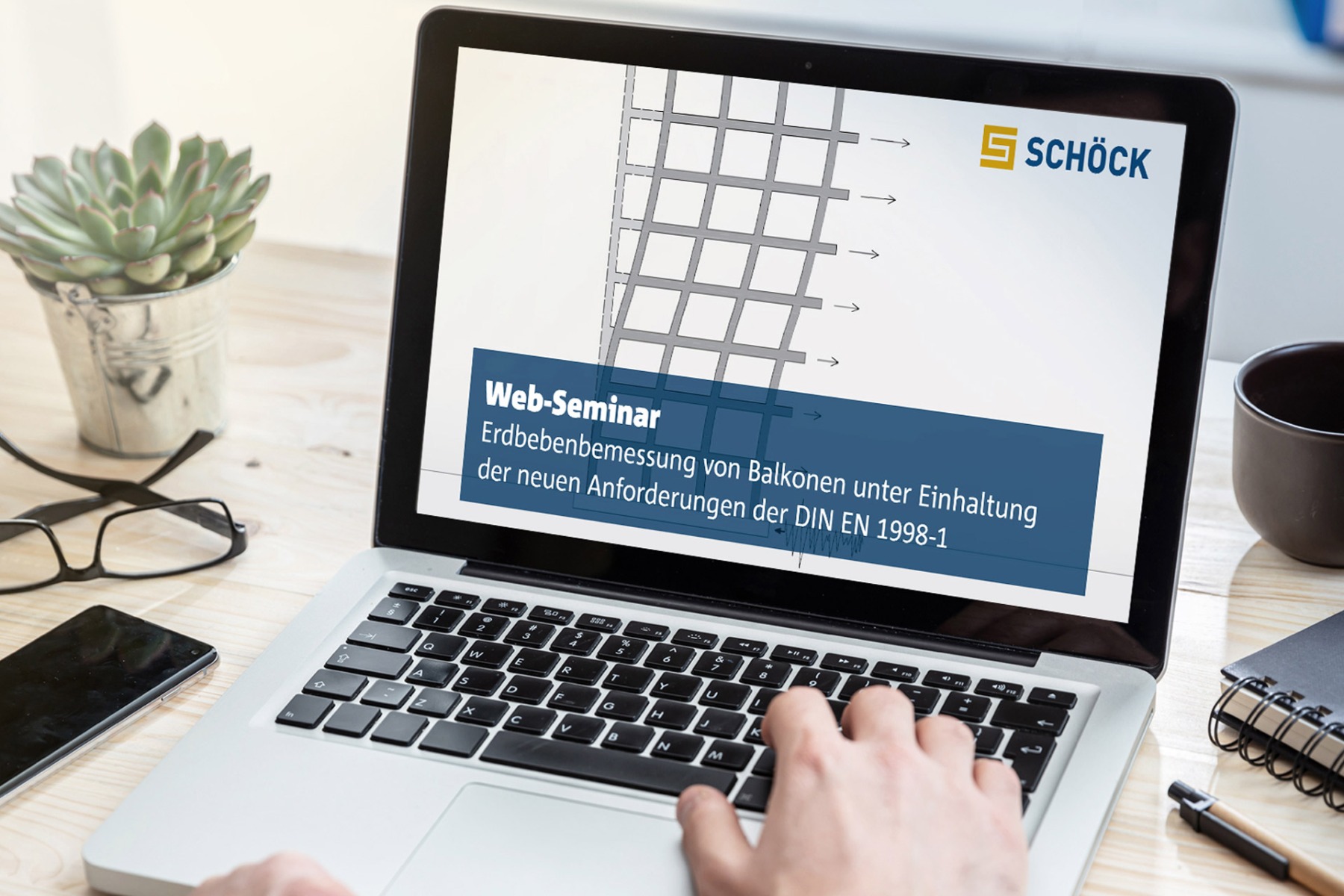 Im kostenfreien Web-Seminar zur Erdbebenbemessung von Balkonen liefert Schöck einen kompakten Einstieg in die neue Norm. ©️ Schöck Bauteile GmbH
