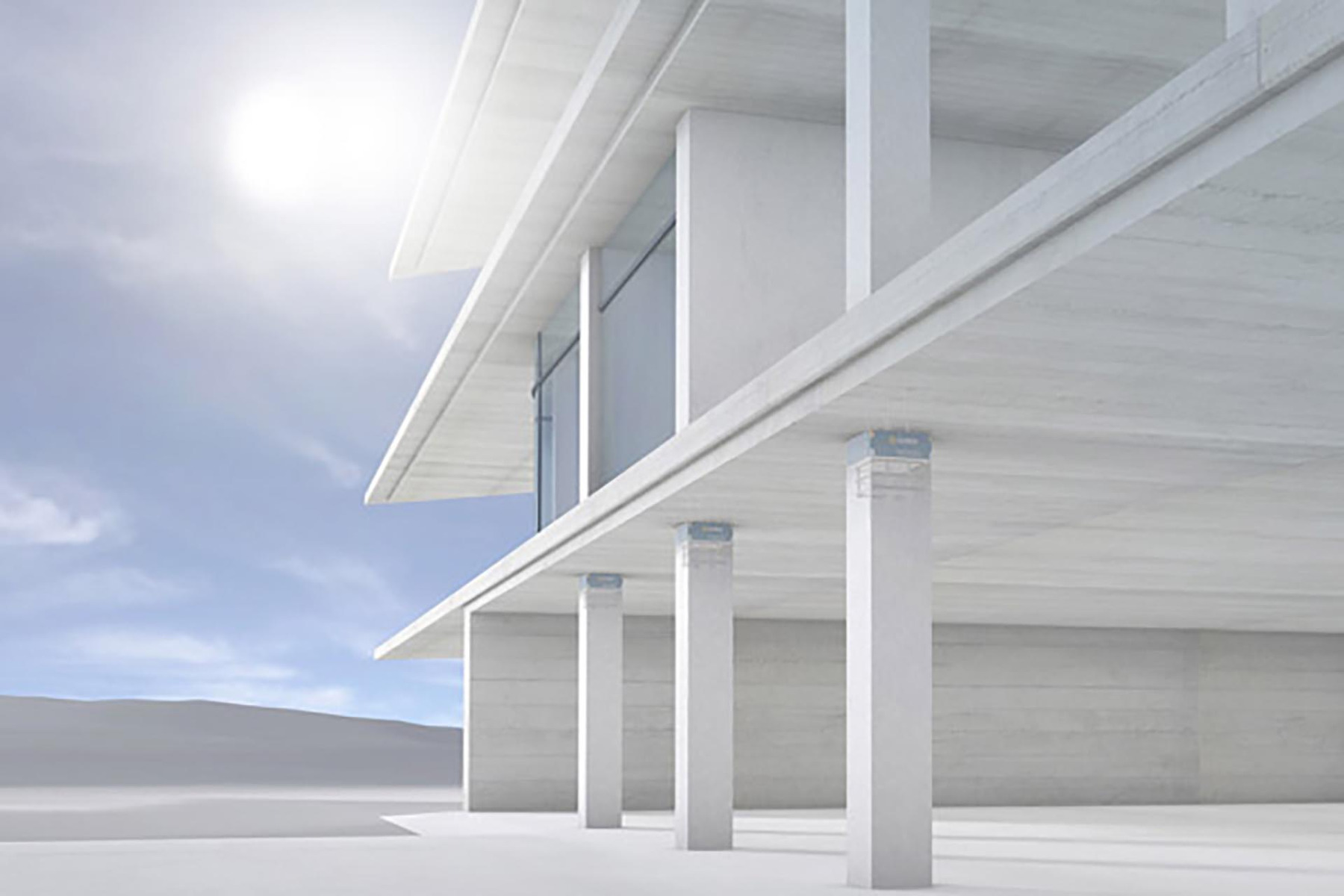 Schöck Sconnex Typ P reduziert den Wärmestrom an Stahlbetonstützen. © Schöck Bauteile GmbH