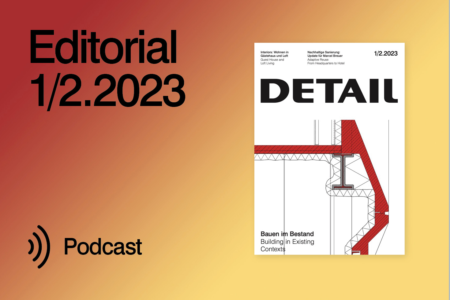 Bestandsaufnahme – Editorial Detail 1/2.2023