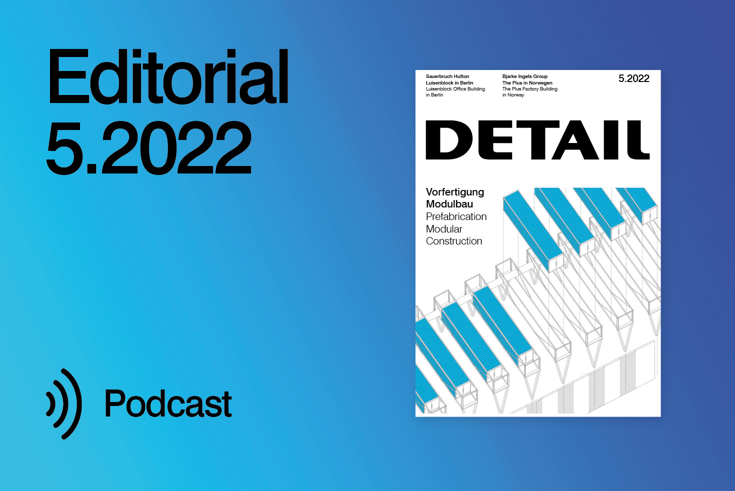 Modular Construction – Editorial 5.2022