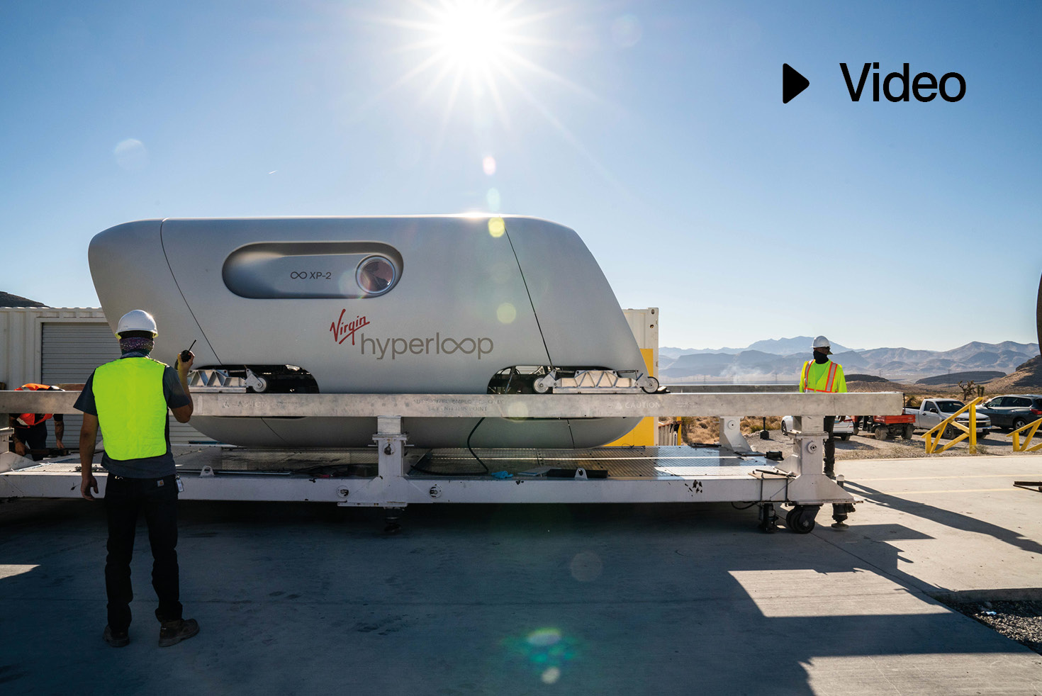 Erste Passagiere in BIG’s High Speed-Kapsel Pegasus