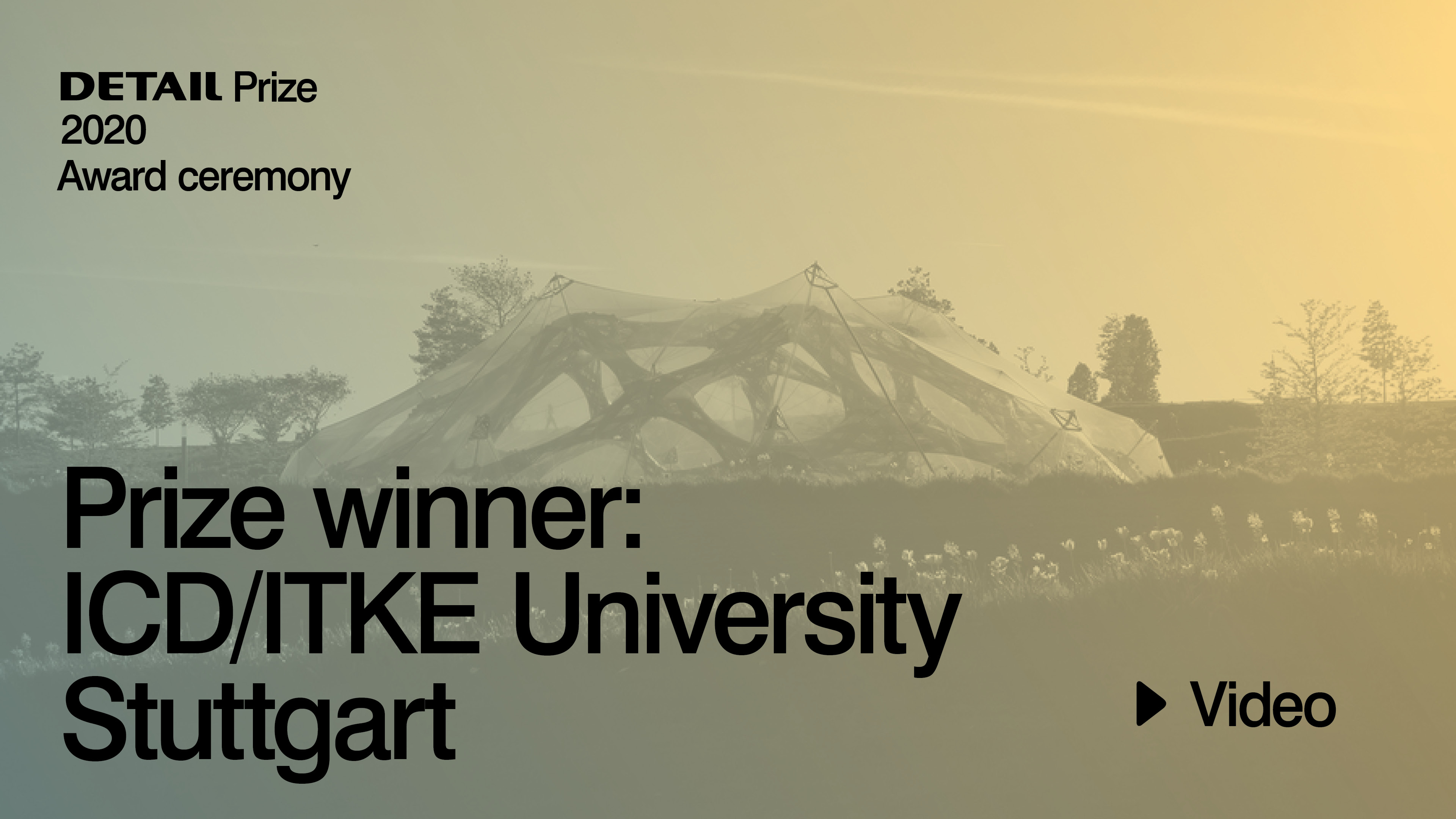 Den DETAIL Preis für Studierende und Hochschulen erhalten ICD/ITKE Universität Stuttgart für den BUGA Faserpavillon 2019 in Heilbronn. 