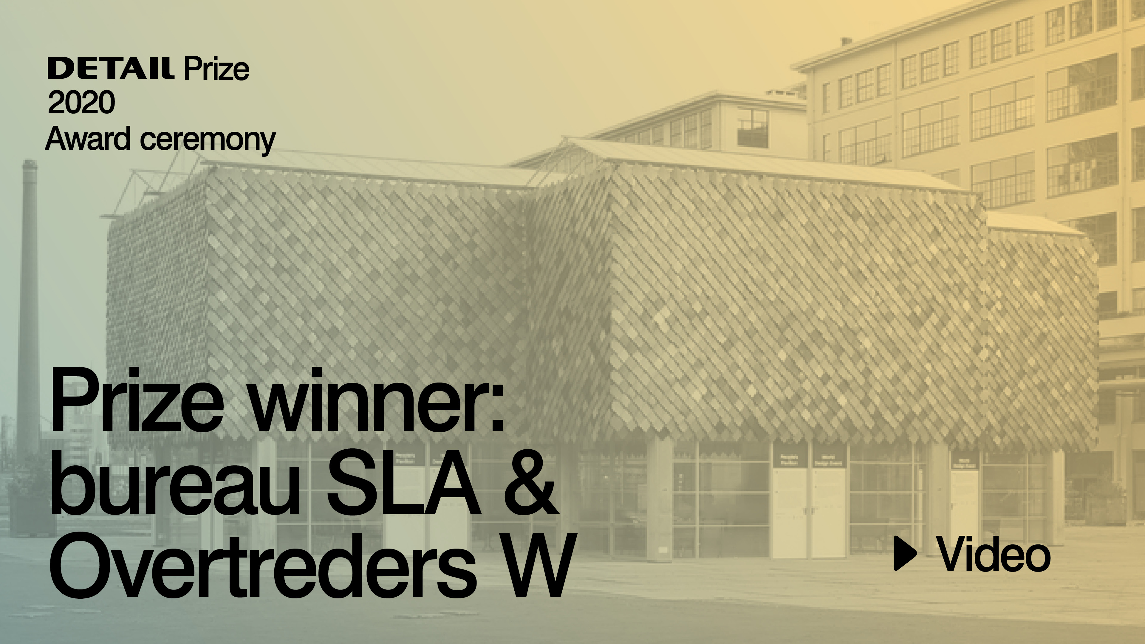 The DETAIL Prize 2020 was awarded to bureau SLA & Overtreders W for People’s Pavilion in Eindhoven