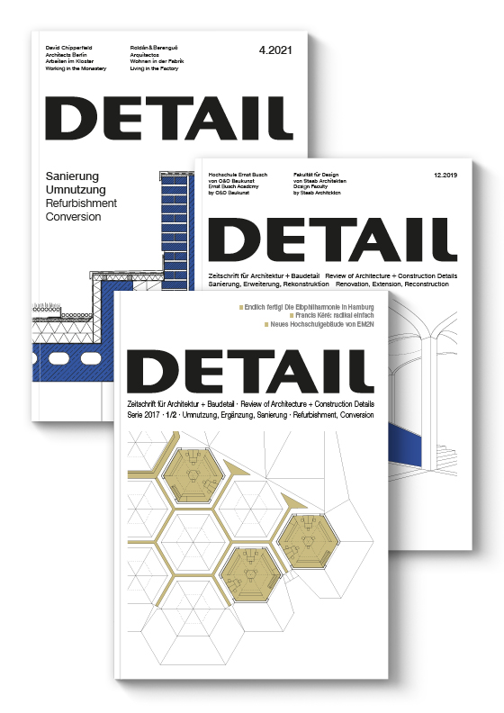 Auf dem Cover sind die 3 verschiedenen Hefte zu sehen, die zum Thema Sanierung zusammen gestellt worden sind.
