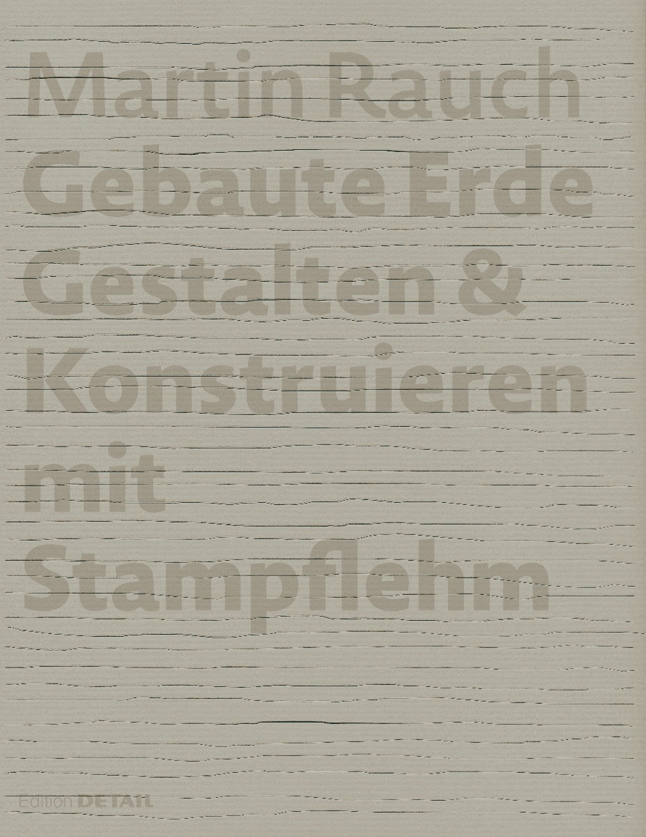 Fachbuch Cover Martin Rauch - Gebaute Erde
