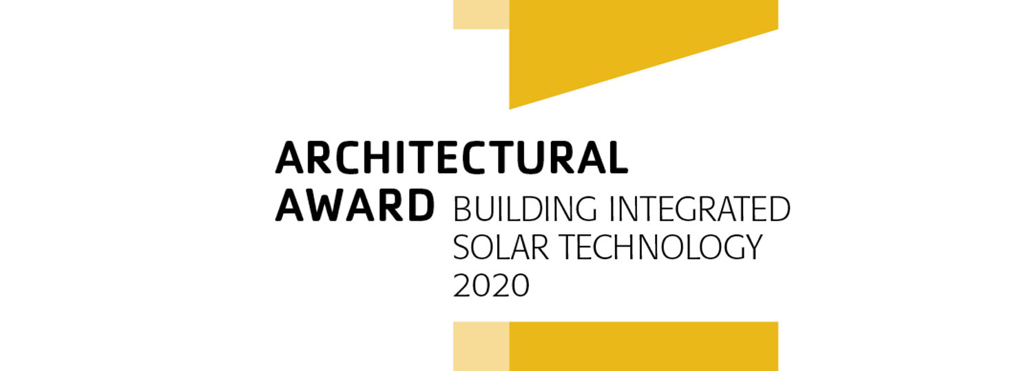 Building with the sun: Architectural Award for Building-Integrated Solar Technology 2020