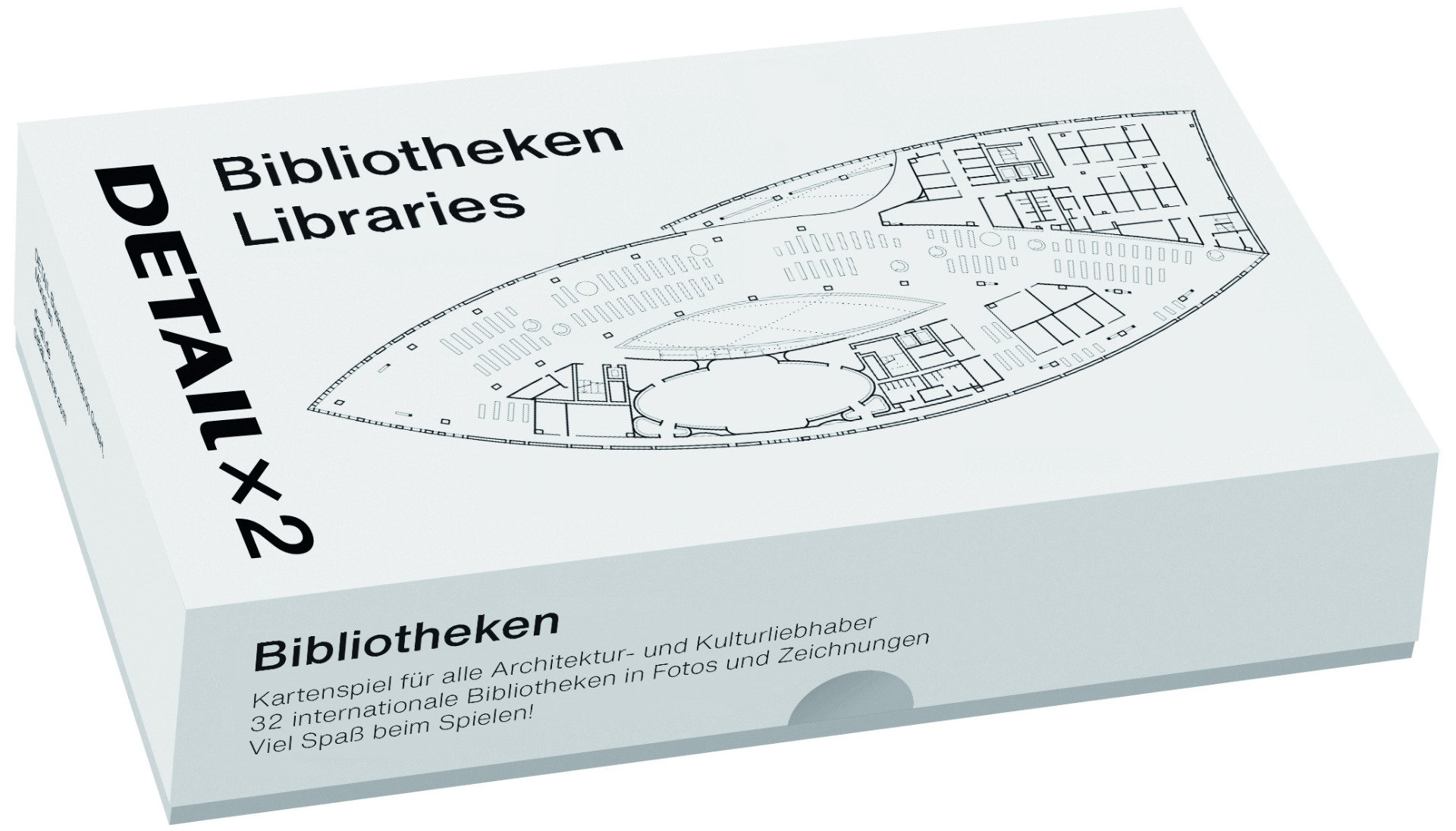 DETAIL x 2 Bibliotheken Ausstellungsexemplar