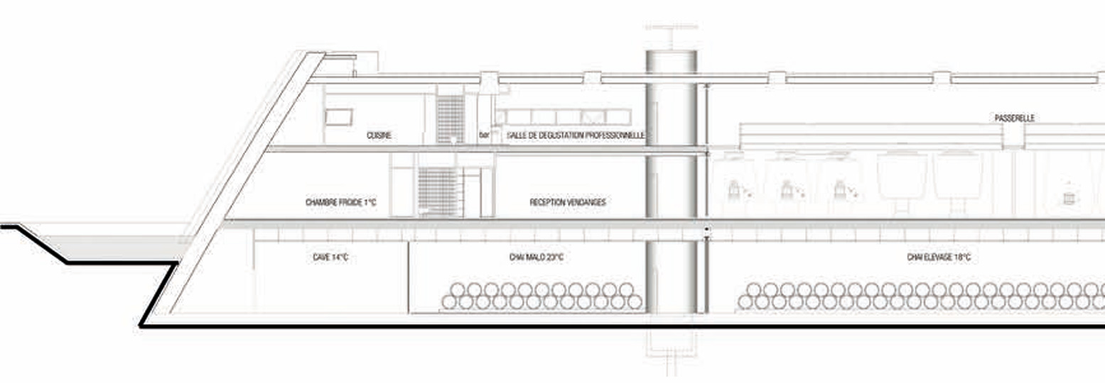 Scharfe Klinge: Weinkeller von Philippe Starck
