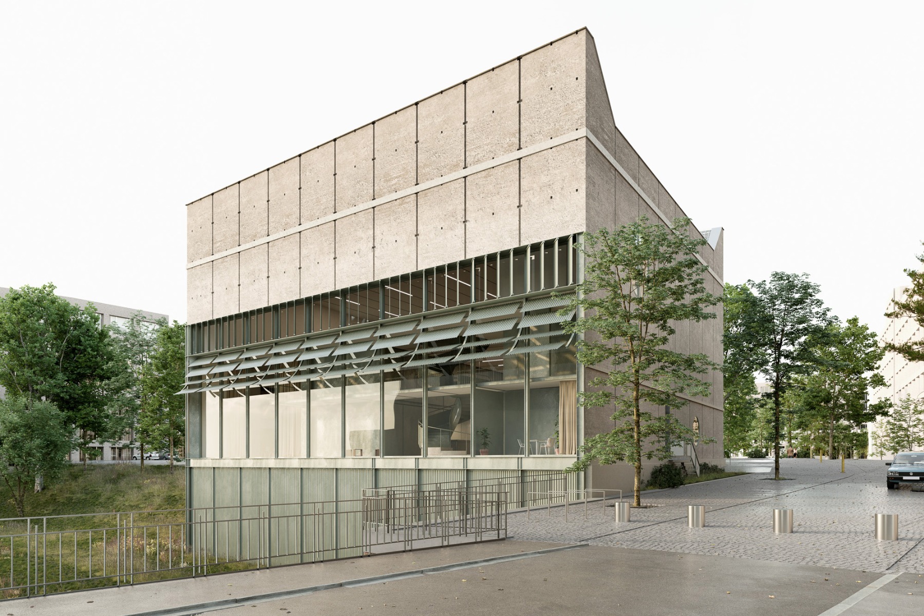 Visualisierung Nord NS-Dokumentationszentrum Hamburg, © Studio Blomen