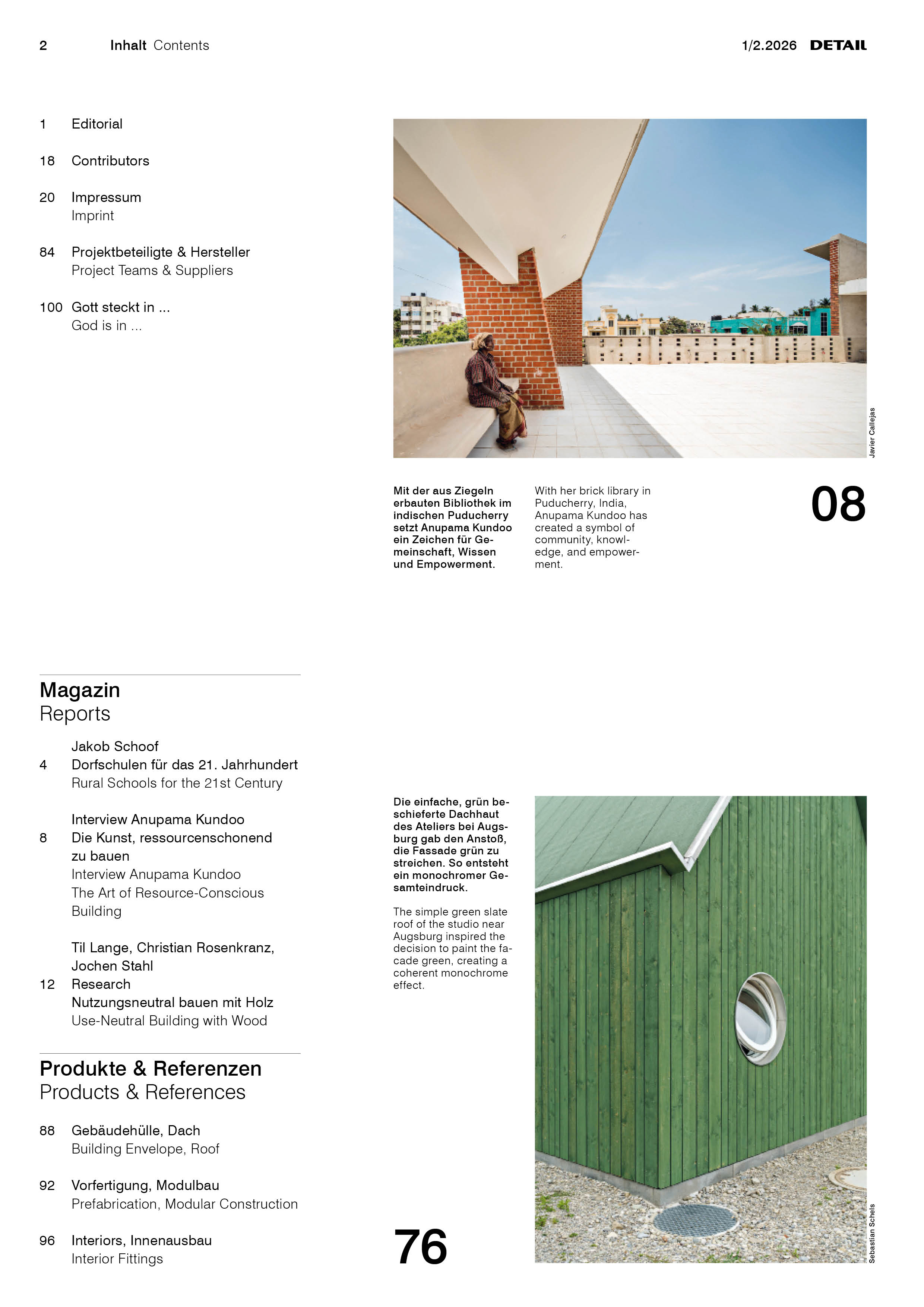 DETAIL 1/2.2026 Inhaltsverzeichnis links