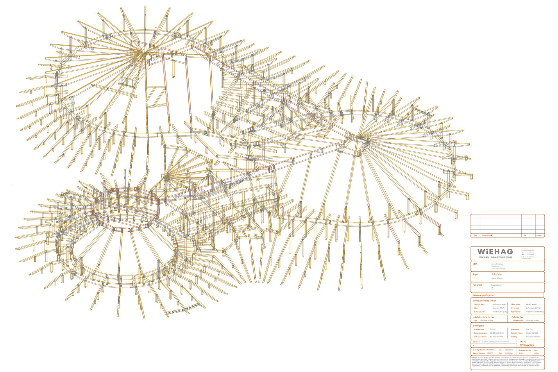 Computeranimation der Tragwerkskonstruktion