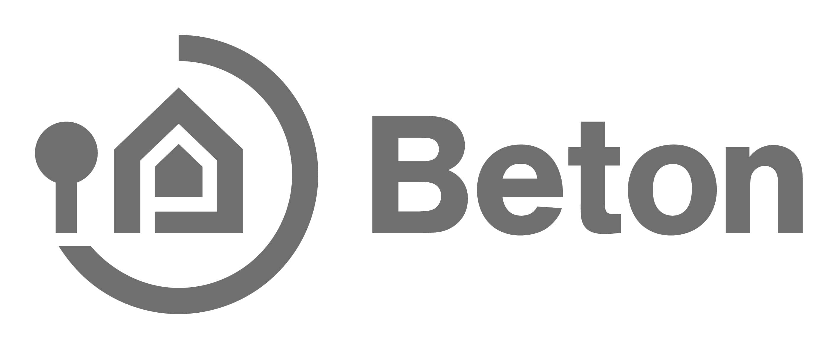 Logo mit dem Schriftzug Beton und einem Pikto.