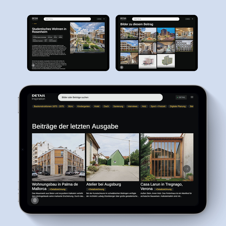 Screenshots von Detail Inspiration