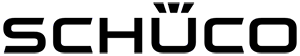 Schwarzes, freigestelltes Schüco Logo.