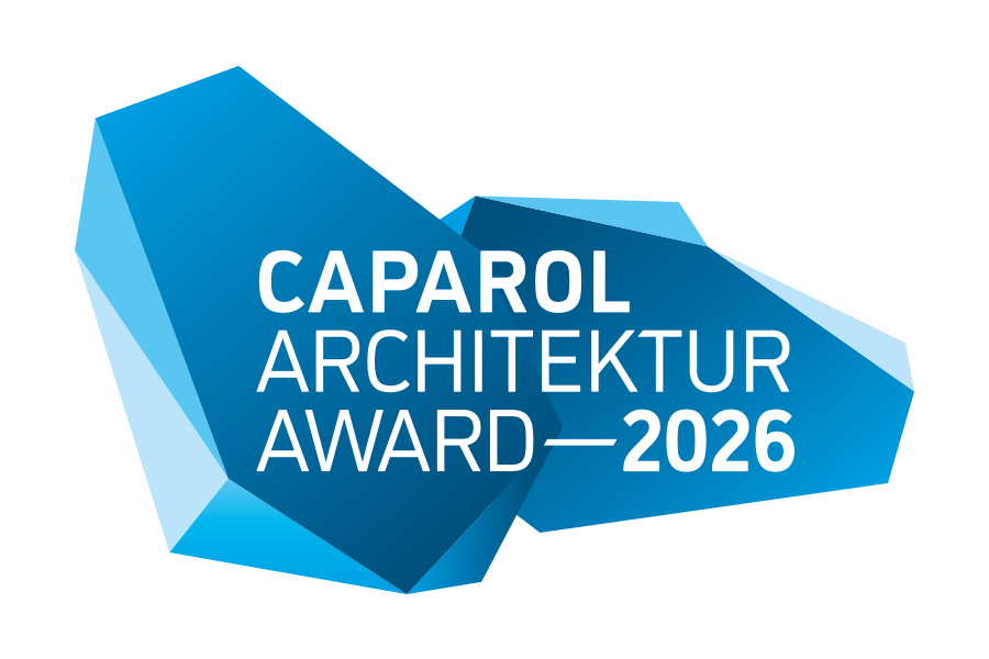 Banner für den Caparol Architektur Award 2026: Zukunft hat Tradition.