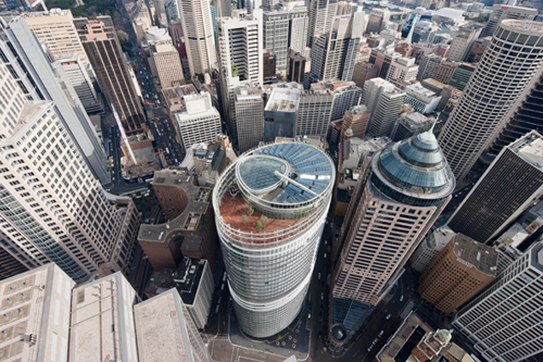 02-Aerial view of Bligh St_photo HG Esch Aerial view.