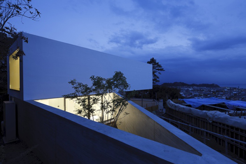 02- second night exterior perspective Night view