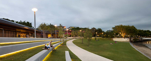 03_lawns of River Quay riverside amphitheatre