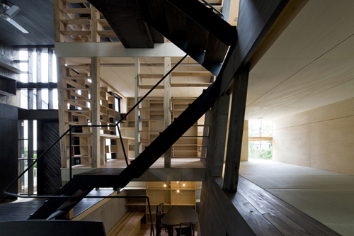 04-floor void Stairs over the void