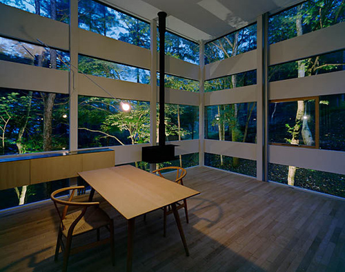05-Ring House interior night dining room