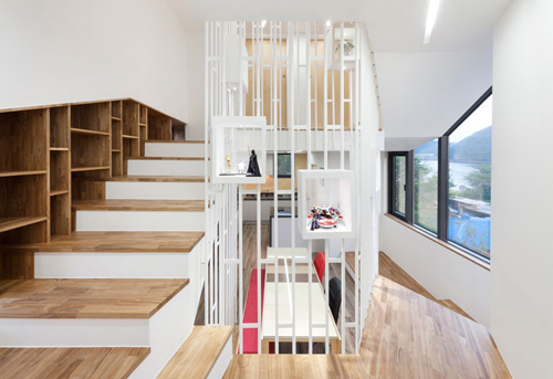 10-library stair