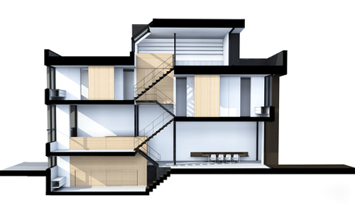 14-normal section Section through atrium