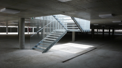 17-carpark stair well carpark stairs
