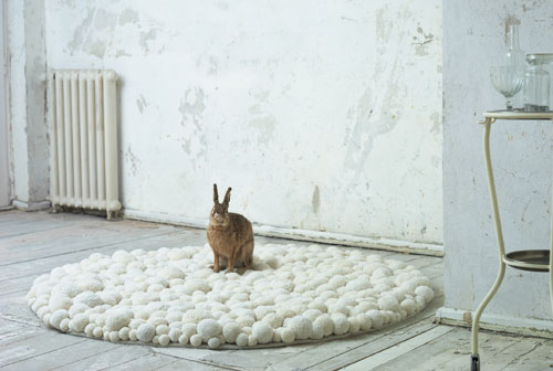 Islands of Bliss: Pompom Design by MYK The more functional and no-nonsense that our surroundings become, the more we long for surprising details like this one
