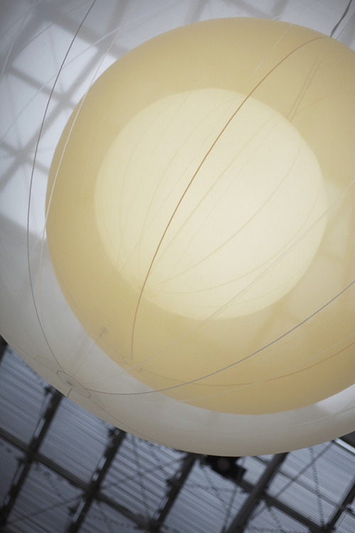 Detail of lamp in atrium Betail of the light