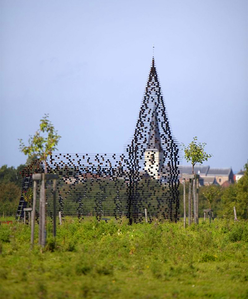 Art project by two Belgian architects Transparent church by two Belgian architects