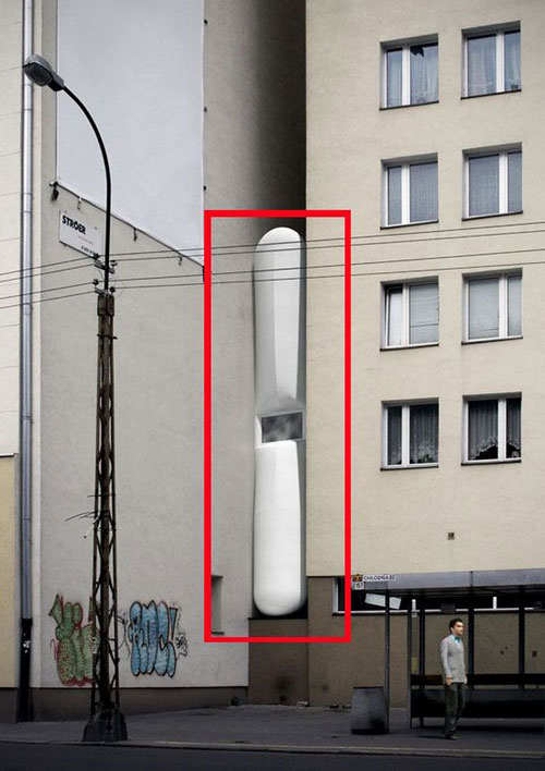 Keret House Narrow building by architect Jakub Szczęsny