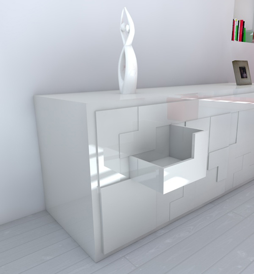 Sideboard T@tris by Pedro Machado Multifunctional sideboard T@tris