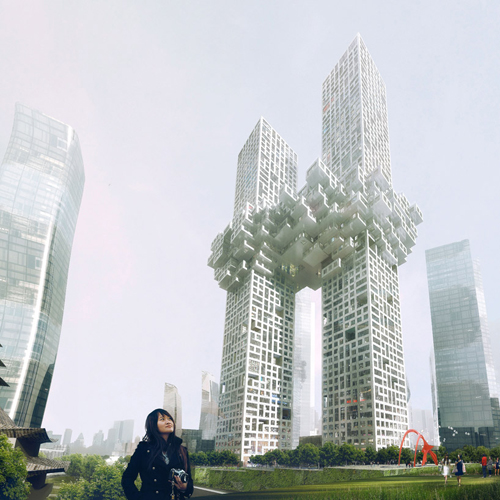Twin towers by MVRDV architects New project by MVRDV architects
